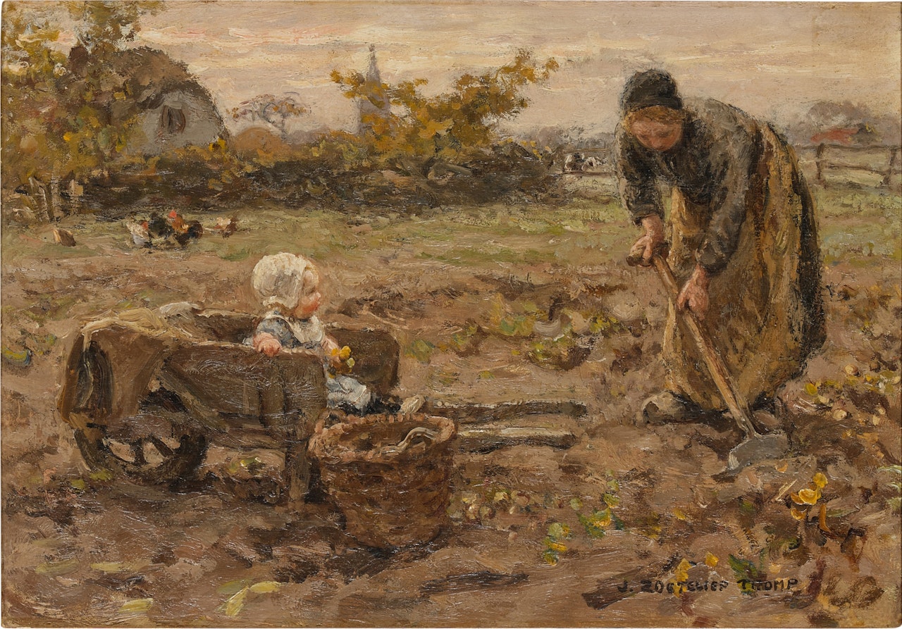 Helping in the Fields by Jan Zoetelief Tromp