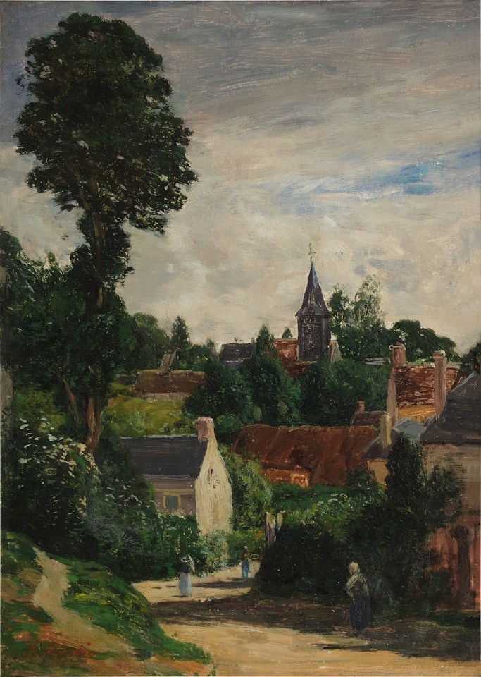 A Village in Normandy by Eugène Boudin