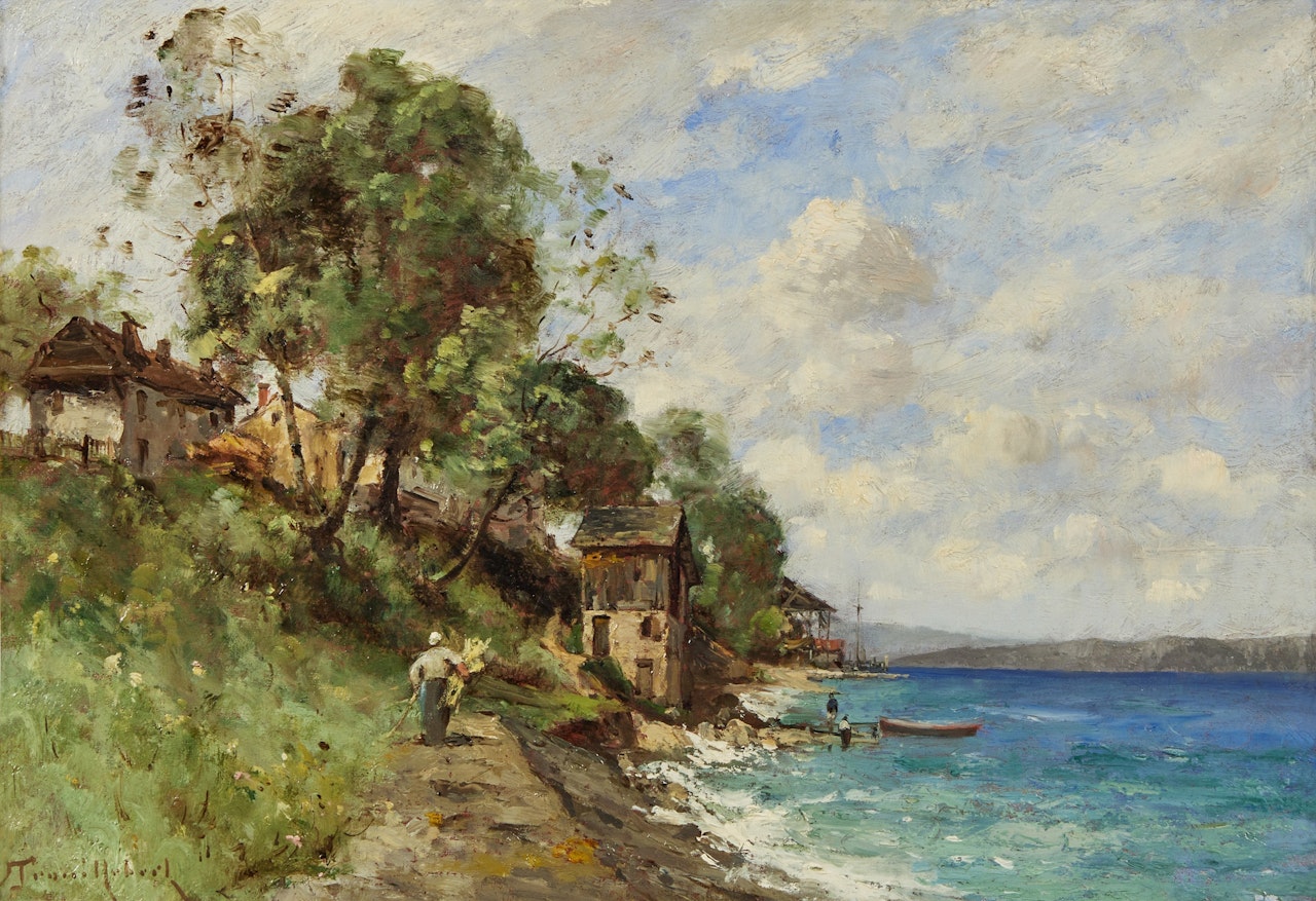 Coastal Scene by Paul Désiré Trouillebert