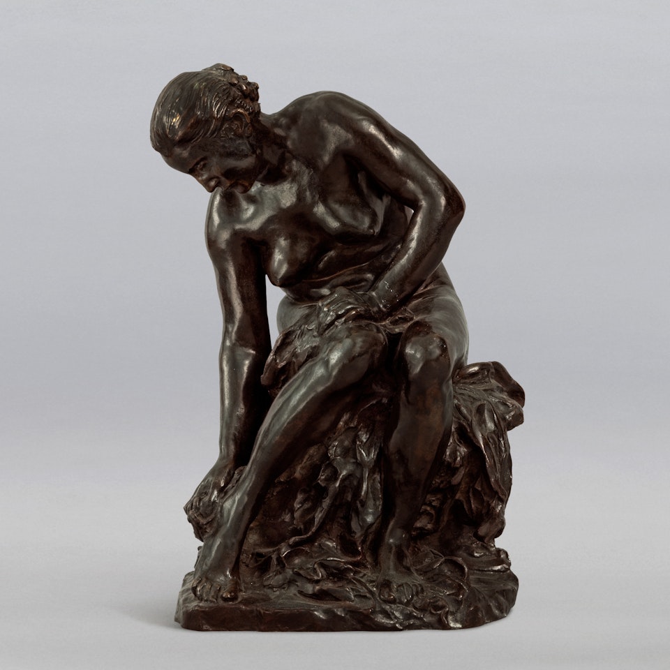 A Nude Bather by Aime Jules Dalou