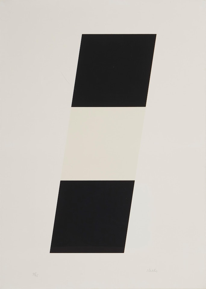 "Black White Black," by Ellsworth Kelly