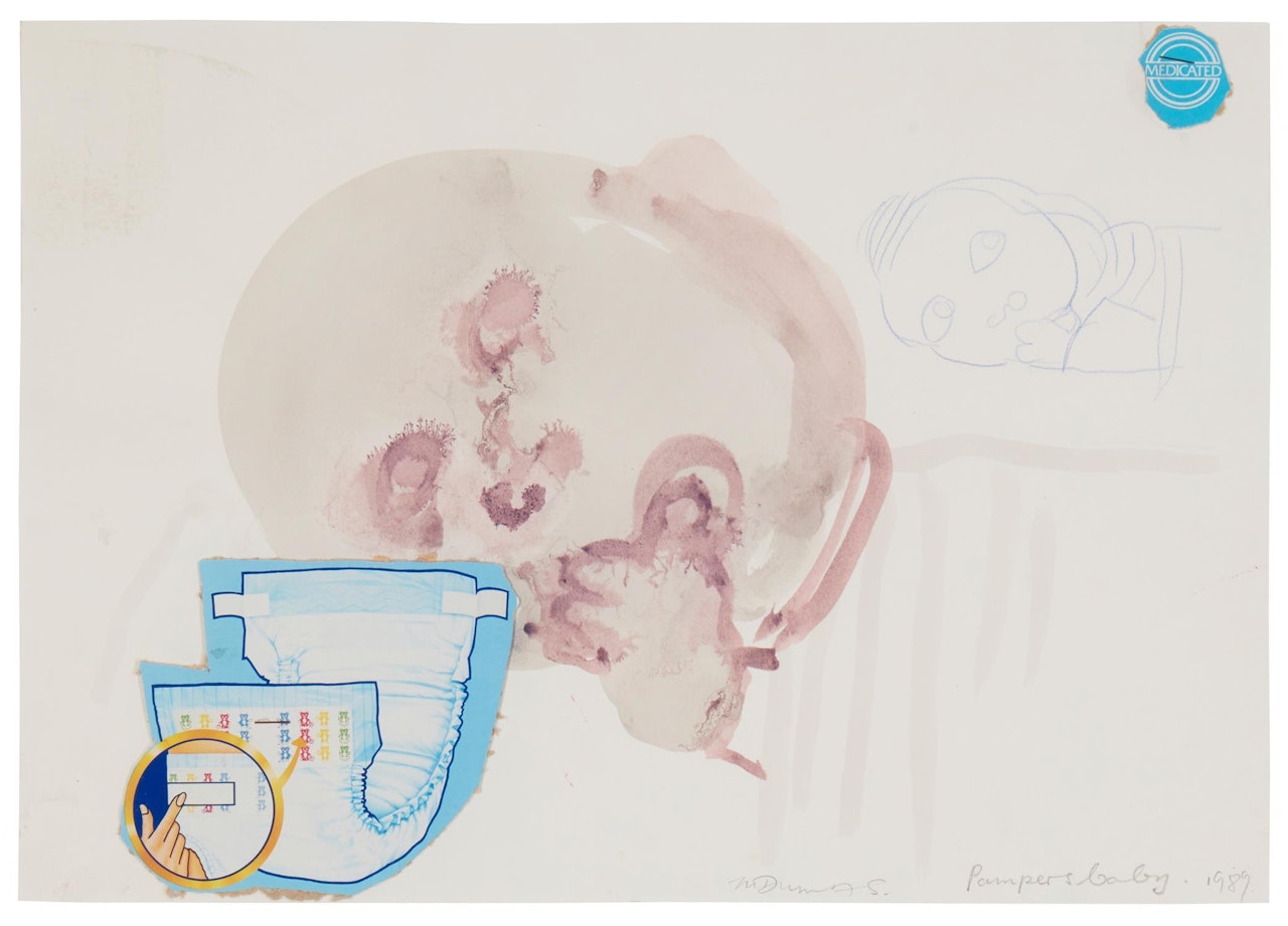 "Pampers Baby," by Marlene Dumas