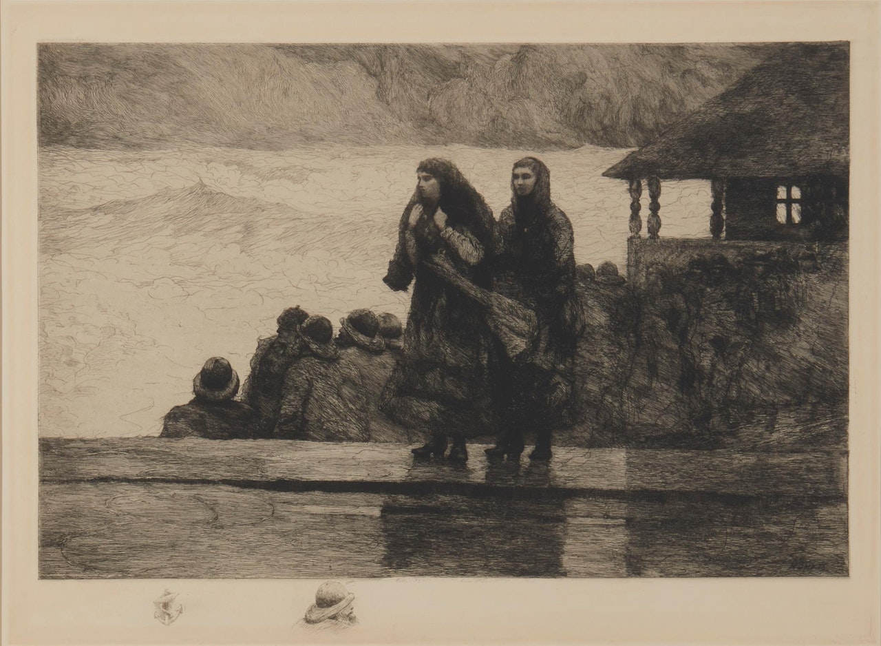 "Perils of the Sea," by Winslow Homer