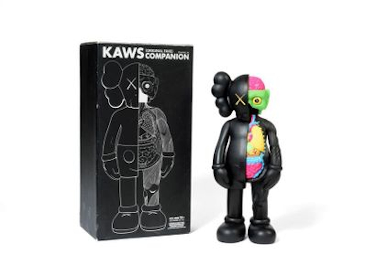 ORIGINALFAKE COMPANION (Black) by Kaws