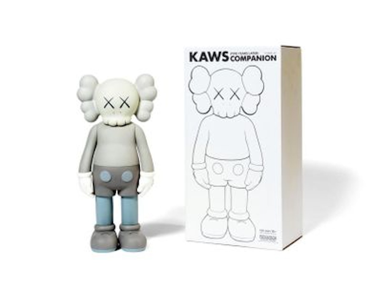 FIVE YEARS LATER COMPANION (Grey) by Kaws