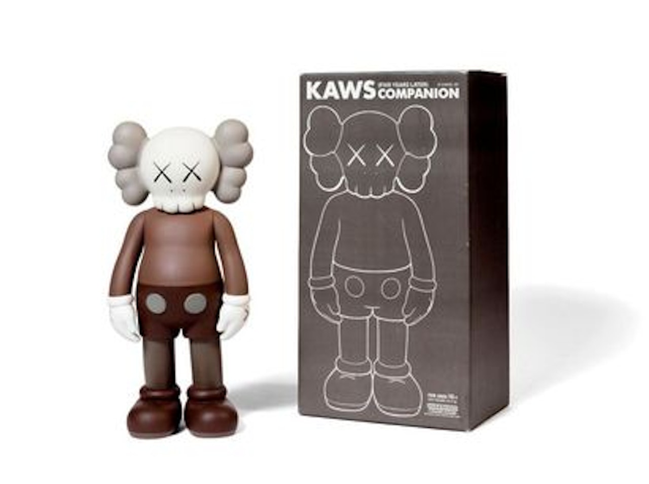FIVE YEARS LATER COMPANION
(Brown) by Kaws
