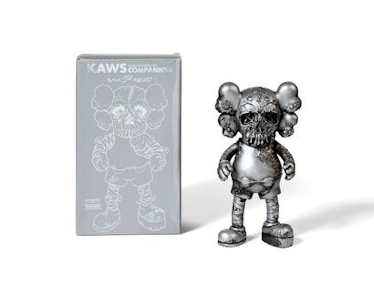 PUSHEAD COMPANION (Sliver) by Kaws
