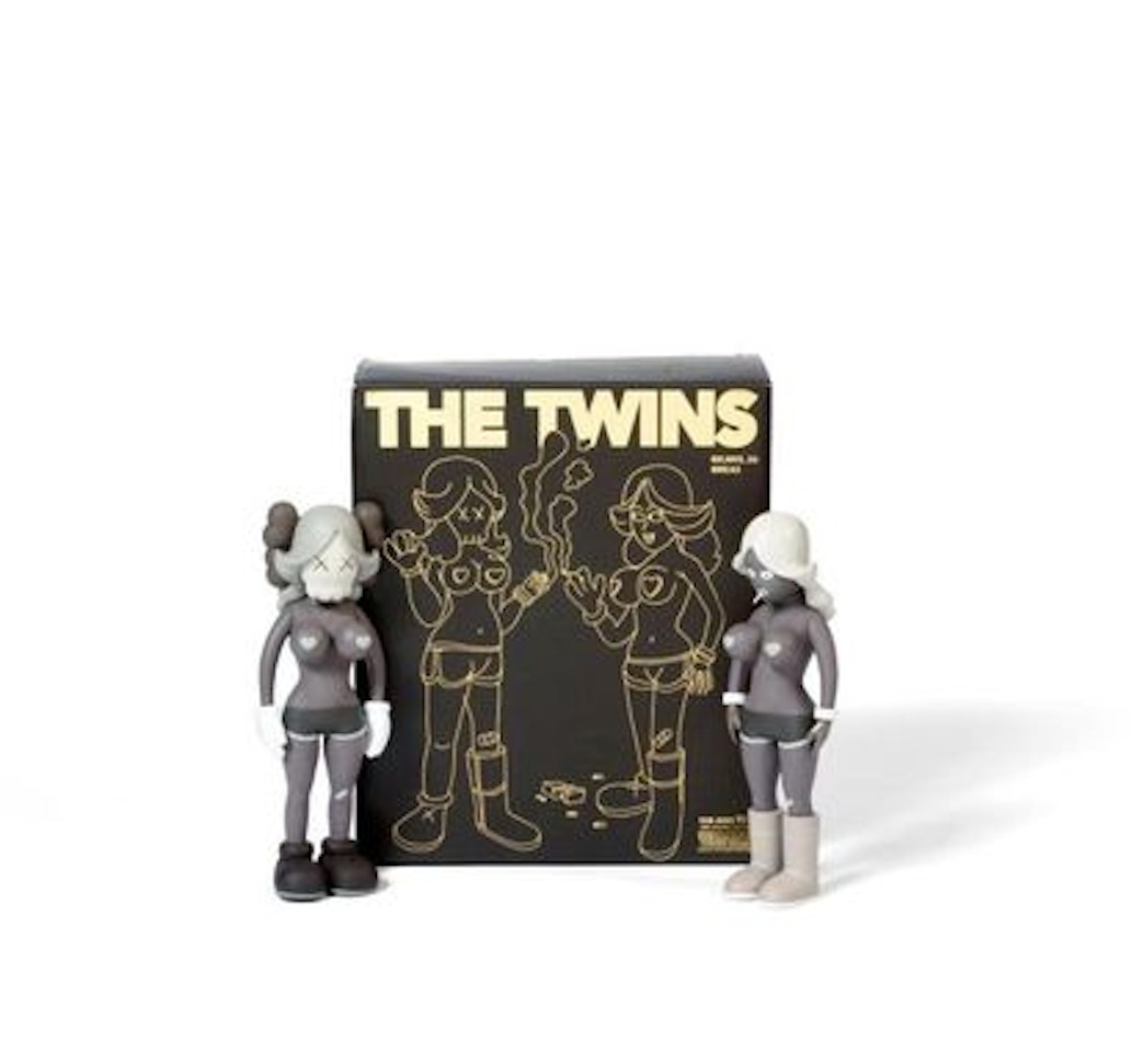 THE TWINS (Brown) by Kaws