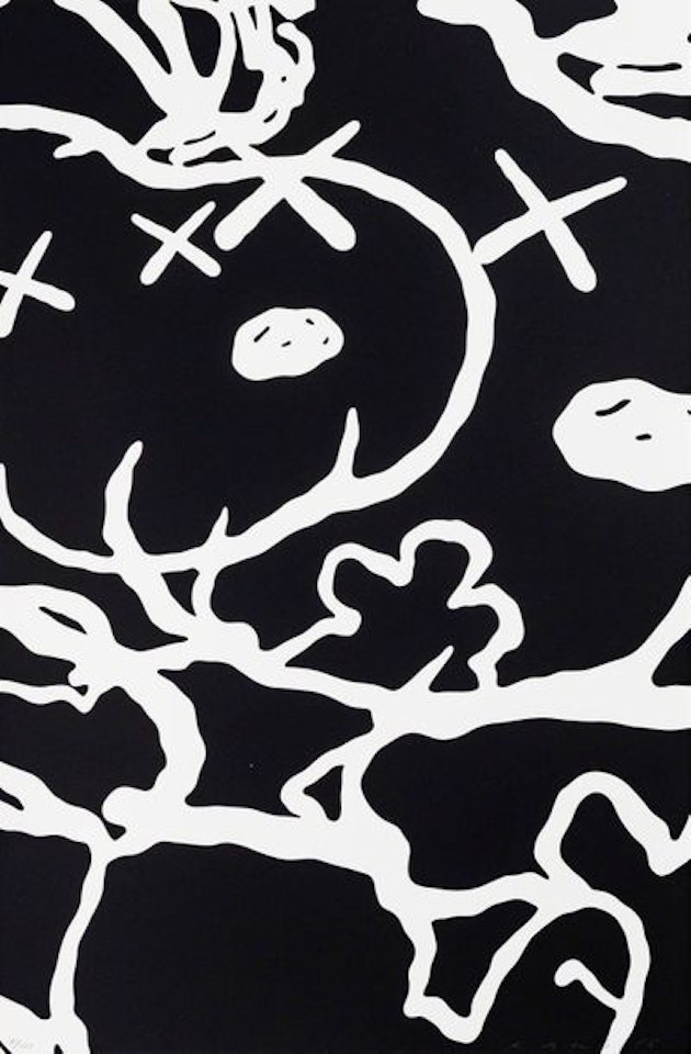 SCREENPRINT FROM MAN'S BEST FRIEND by Kaws