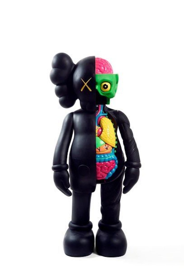 FOUR FOOT DISSECTED COMPANION (Black) by Kaws