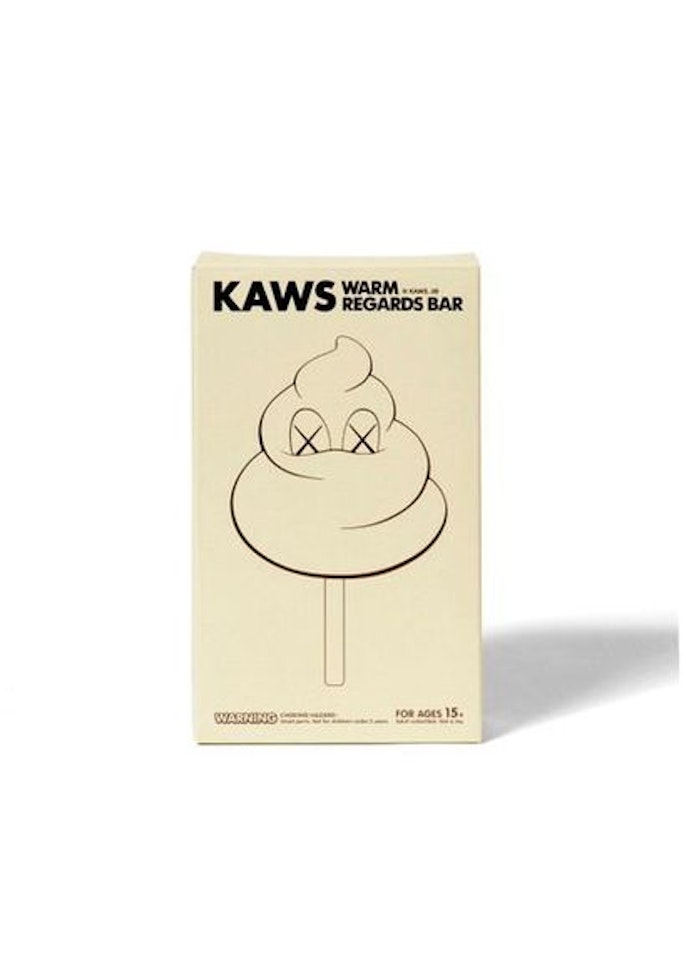 WARM REGARDS BAR (White) by Kaws