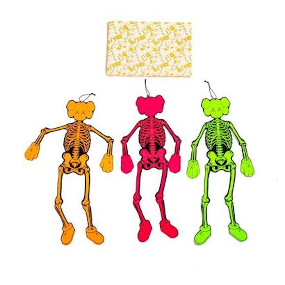 COMPANION SKELETON (SET OF 3) by Kaws