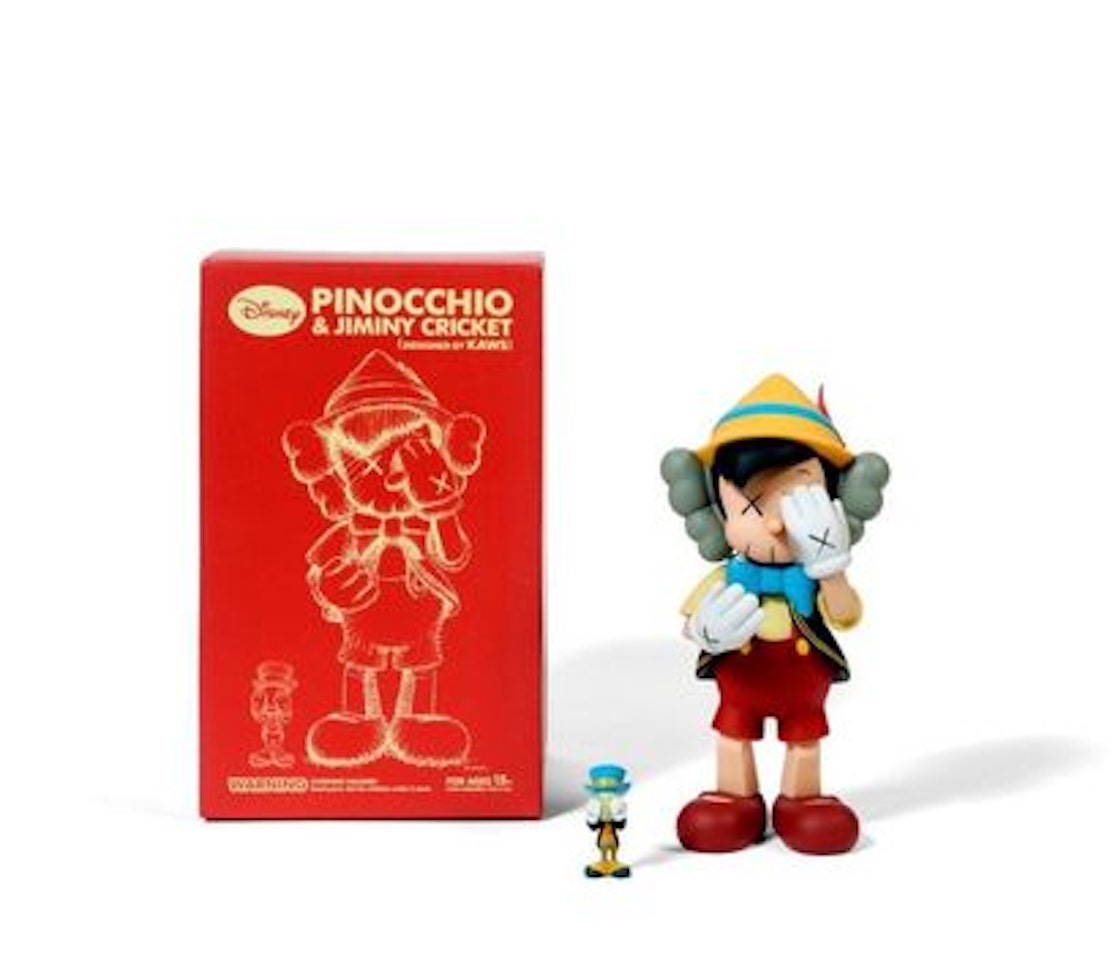 PINOCCHIO & JIMINY CRICKET by Kaws