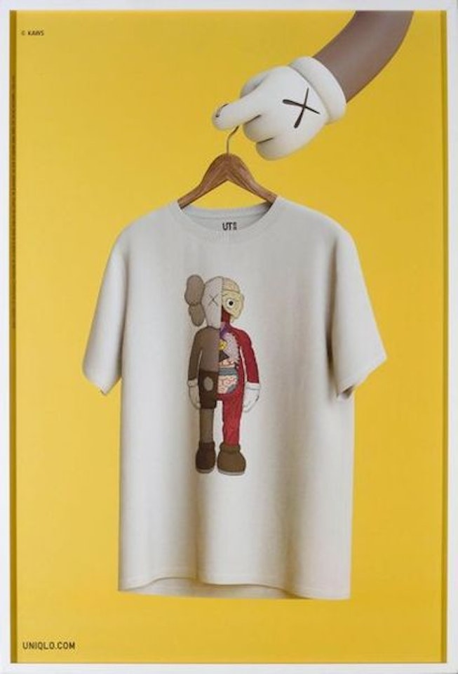 UNIQLO POSTER (Yellow) by Kaws