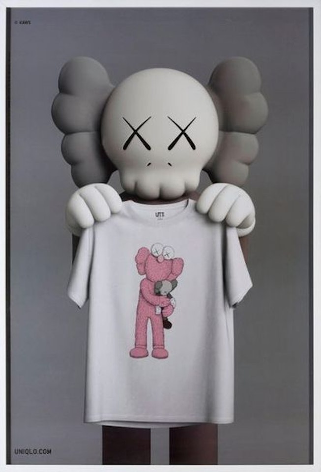 UNIQLO POSTER (Grey) by Kaws