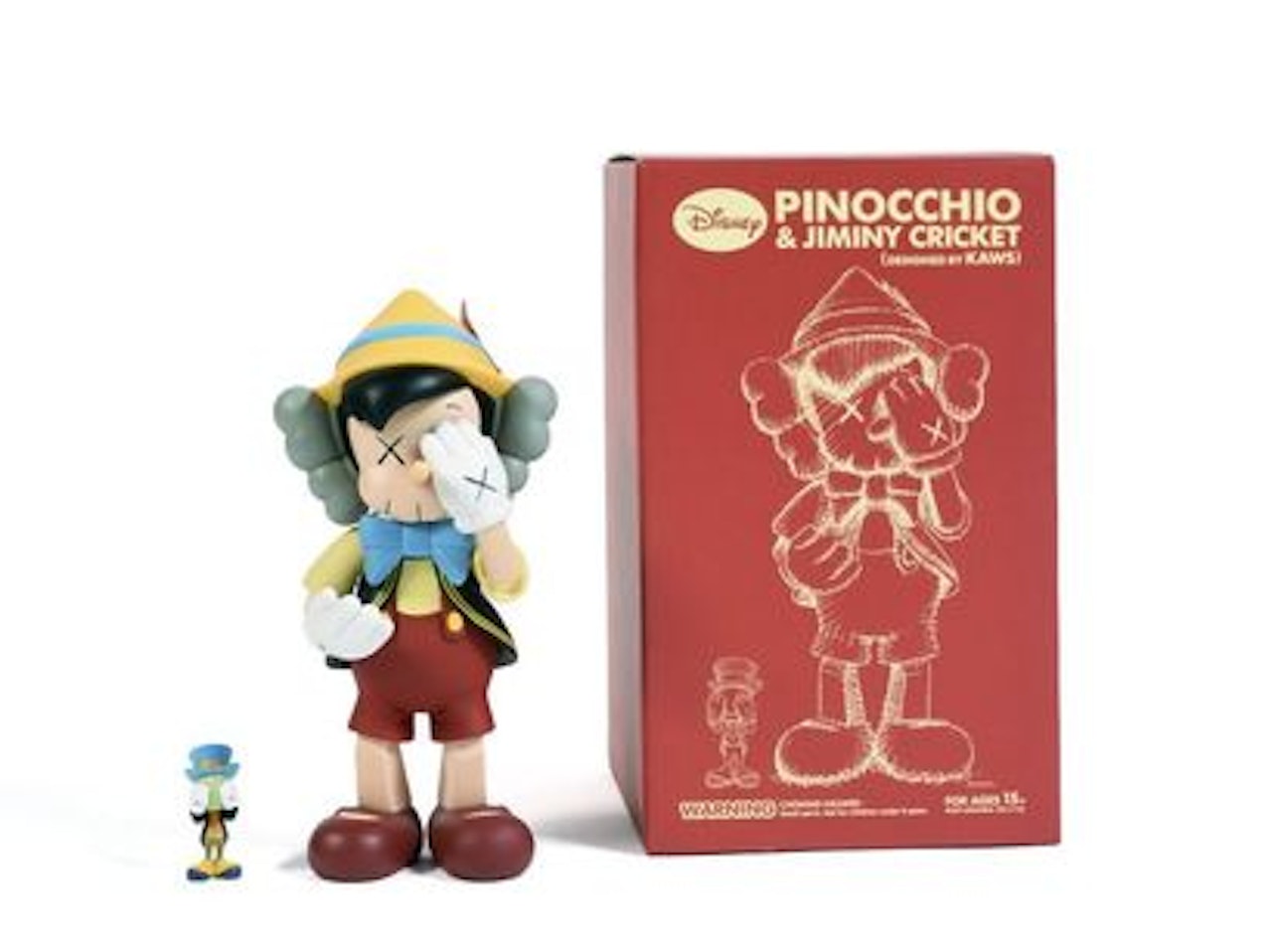 Pinocchio & Jiminy Cricket by Kaws