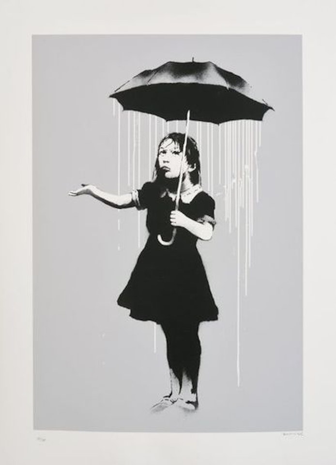Nola (White rain) by Banksy