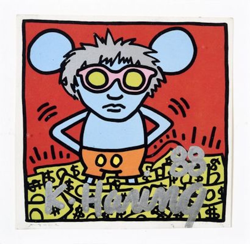 Untitled (Andy mouse) by Keith Haring