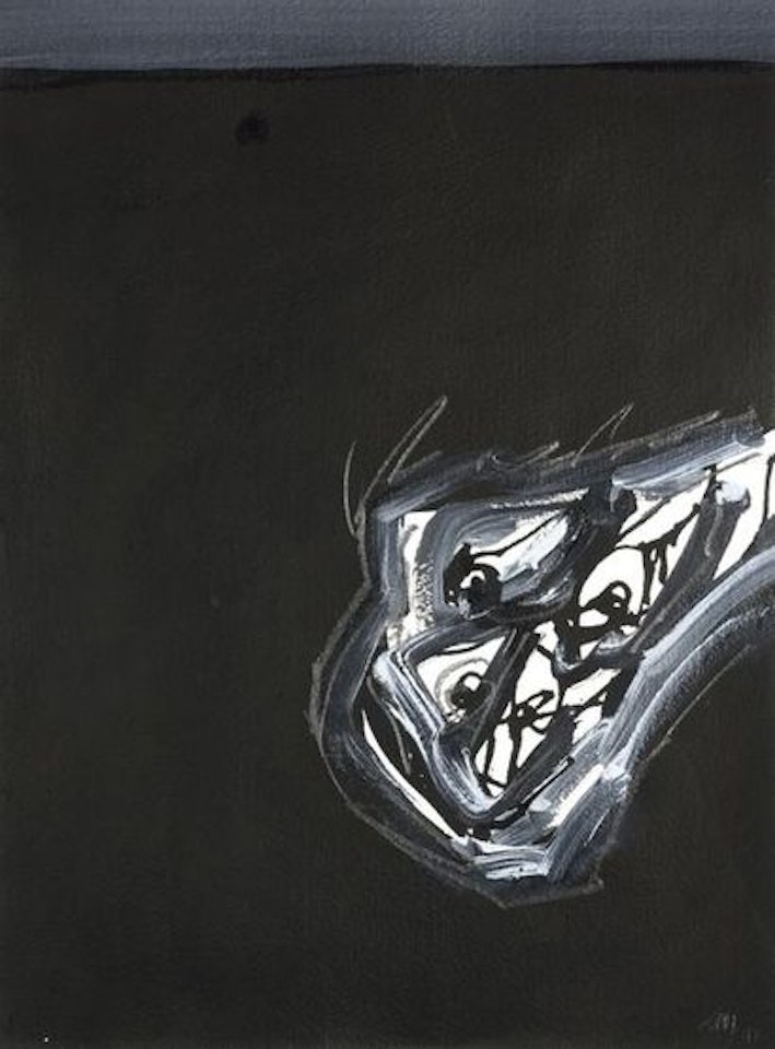 GOYA"S DOG by Antonio Saura