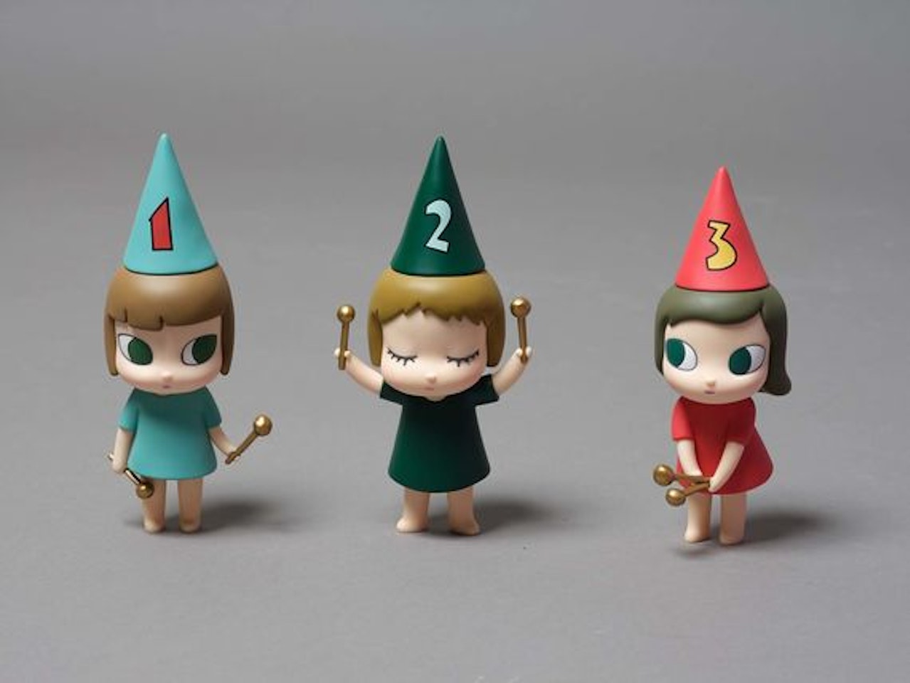 123 Drumming Girls by Yoshitomo Nara