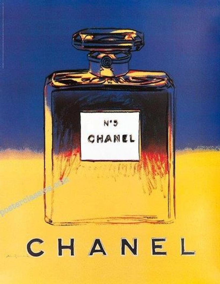 Chanel (Blue and yellow) by Andy Warhol