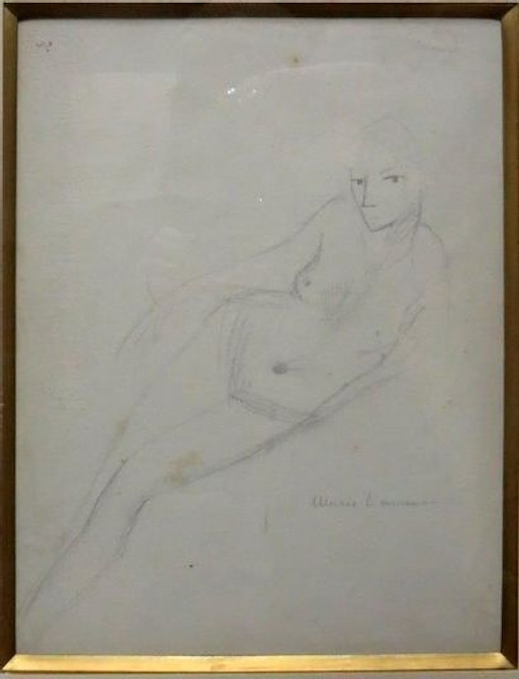 female nude by Marie Laurencin