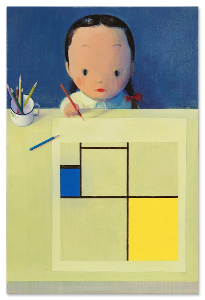 She and Mondrian by Liu Ye