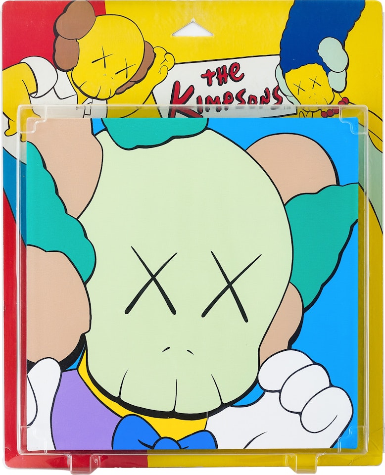 UNTITLED (KIMPSONS 9), PACKAGE PAINTING SERIES  by Kaws