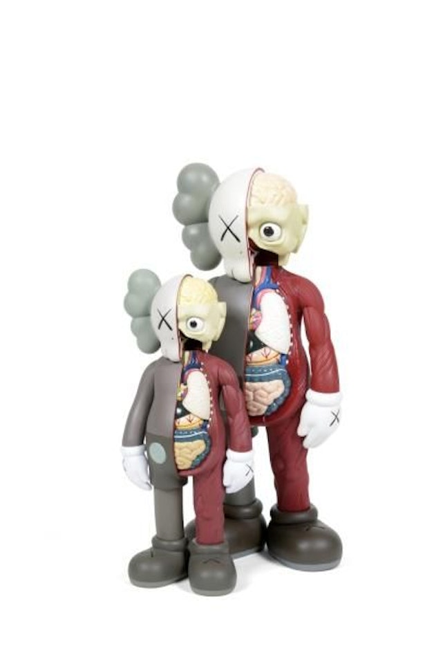 Two companions, Flayed Brown Companion, Flayed Brown Companion by Kaws