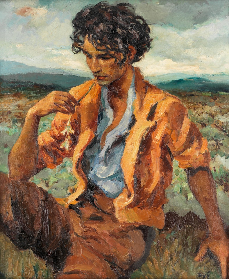 Mon pote le gitan, la fleur à la bouche by Marcel Dyf