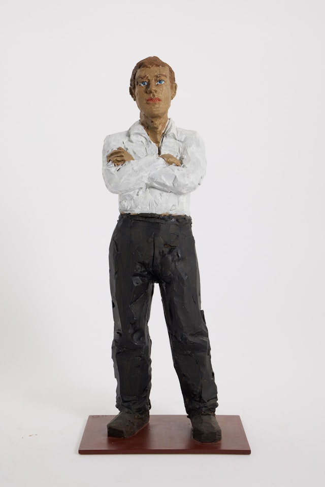 Man in White Shirt by Stephan Balkenhol