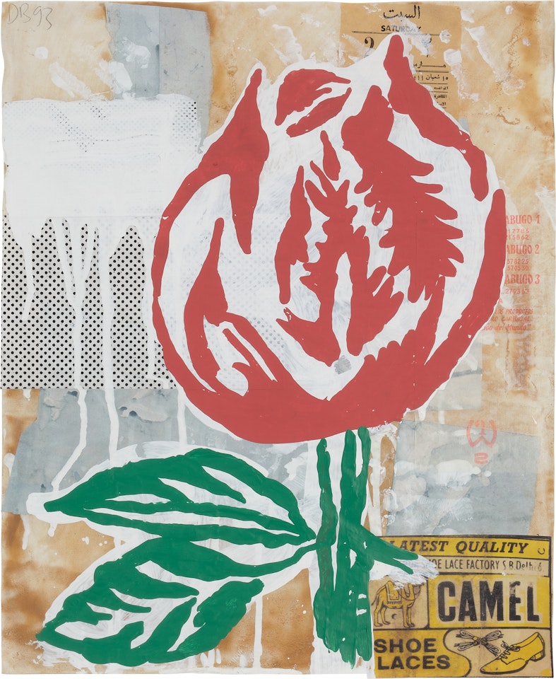 Red Flower #2 by Donald Baechler