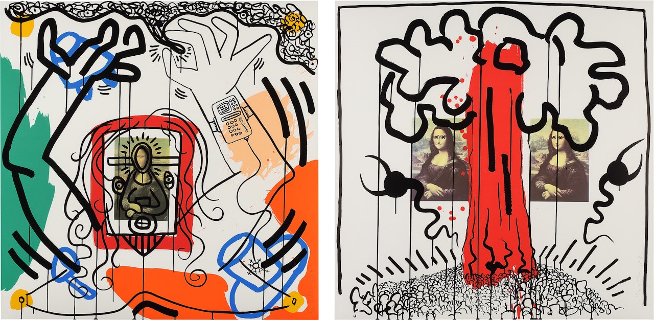 Two works: Apocalypse by Keith Haring