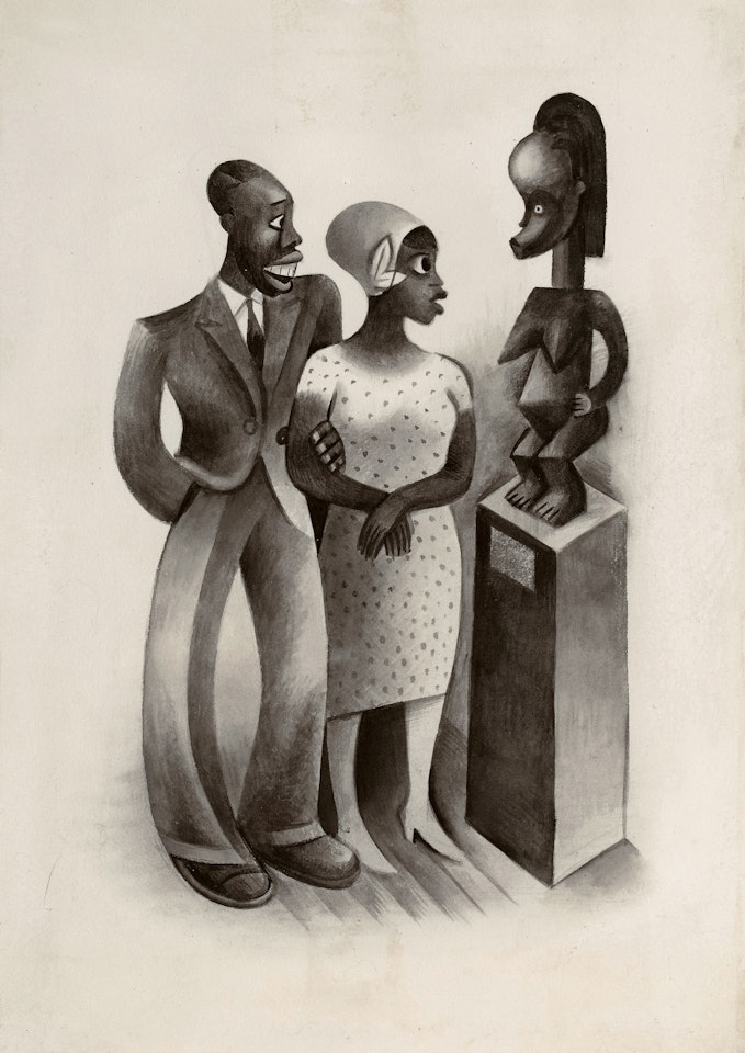 At the Museum by Miguel Covarrubias