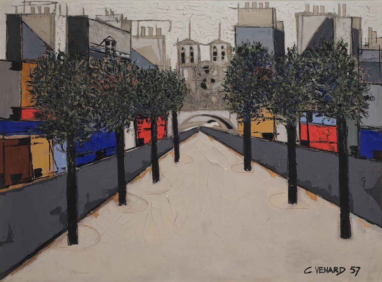 Paris, Notre Dame by Claude Venard