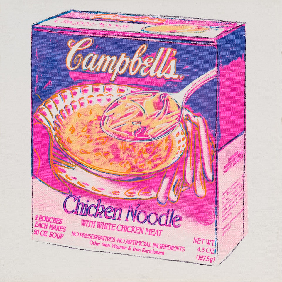 Soup Box – Chicken with White Chicken Meat by Andy Warhol