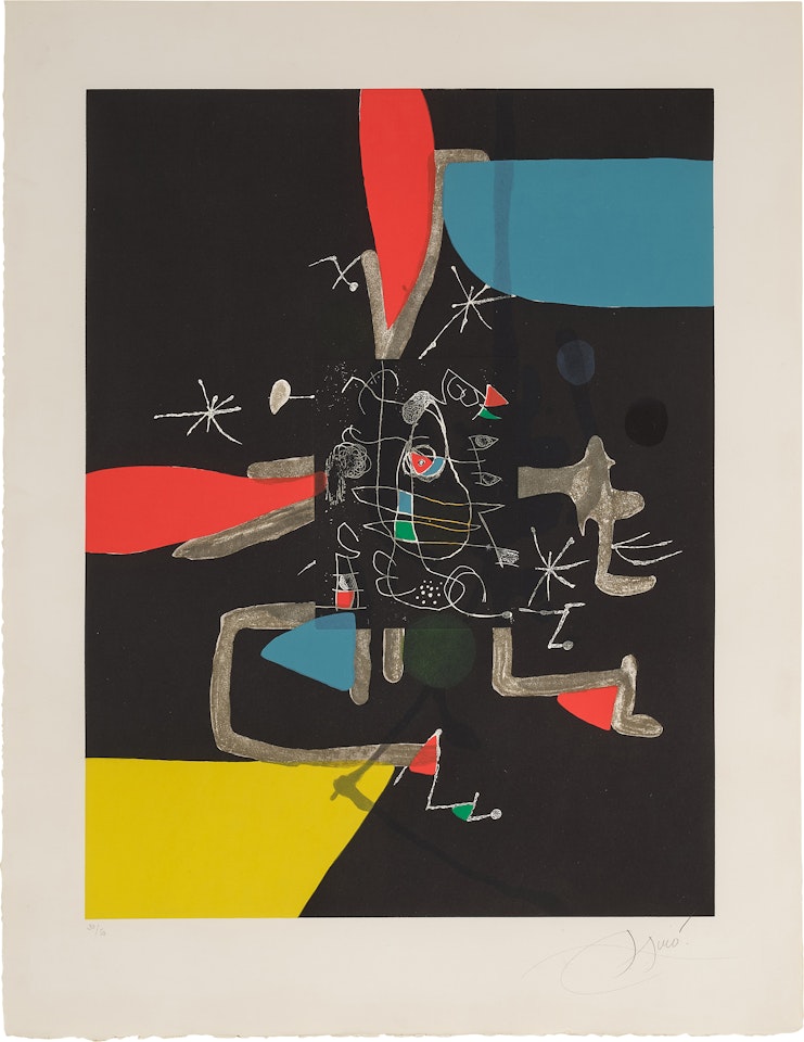 Llibre dels sis Sentits: One Plate by Joan Miró