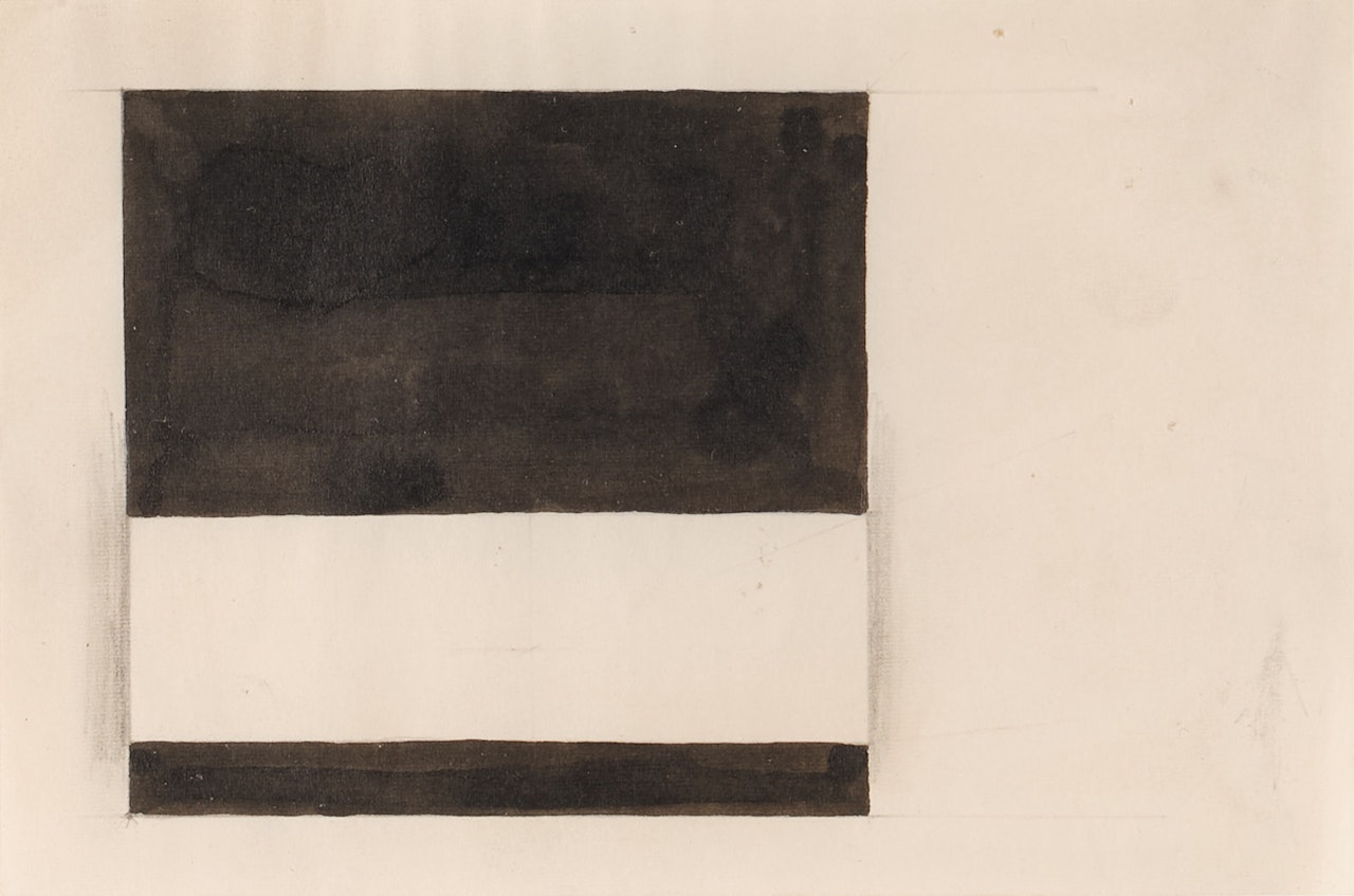 Study for Three Panels by Ellsworth Kelly