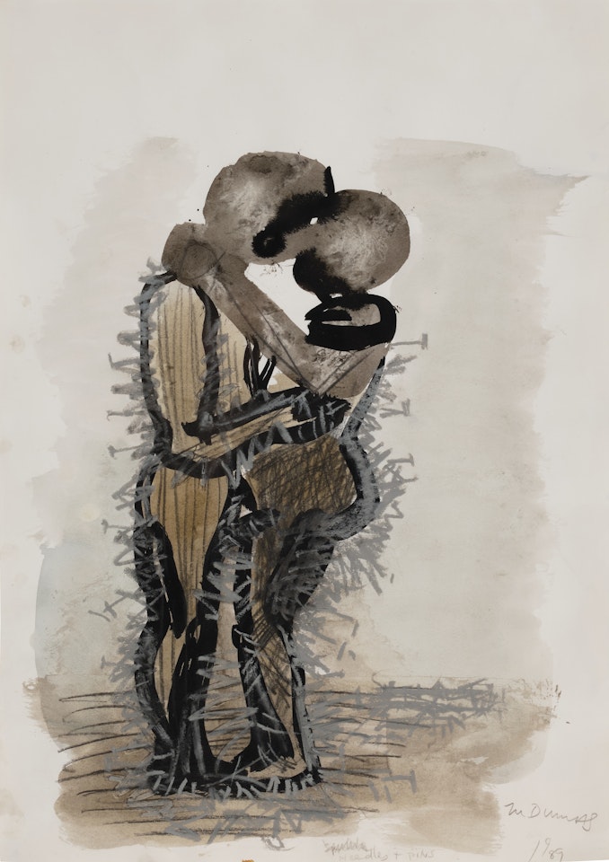 Needles and Pins by Marlene Dumas