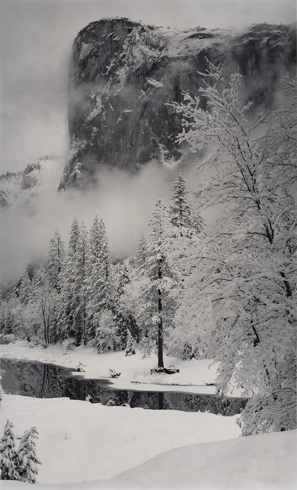 El Capitan, Winter, Yosemite Valley National Park, California by Ansel Adams