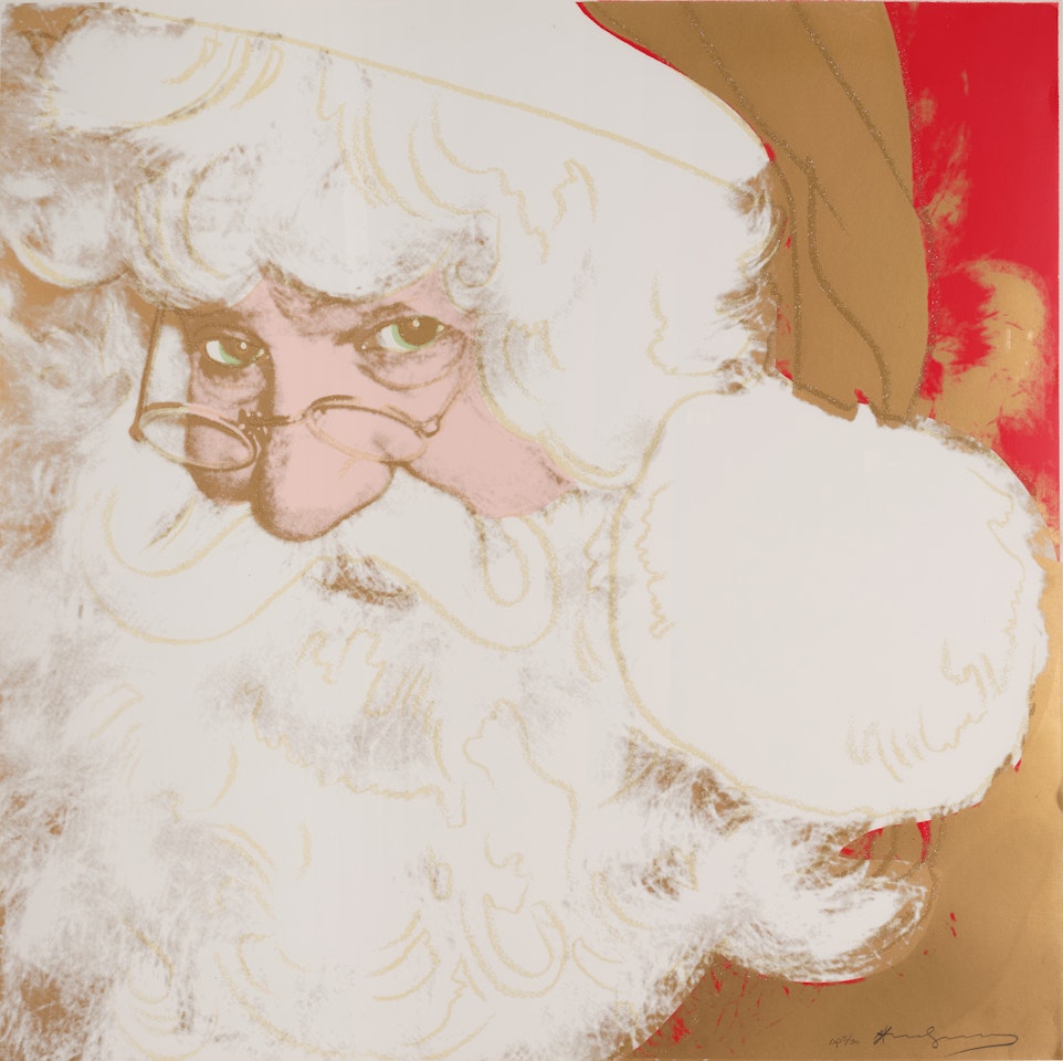 Santa Claus, from Myths by Andy Warhol