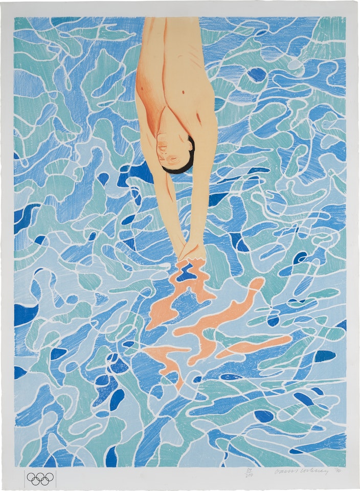 Olympische Spiele München by David Hockney