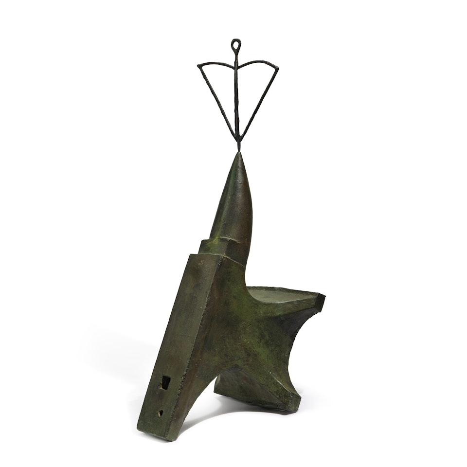 Pilgrim on Anvil by Barry Flanagan