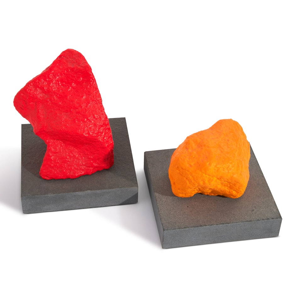 Two Small Mountains by Ugo Rondinone