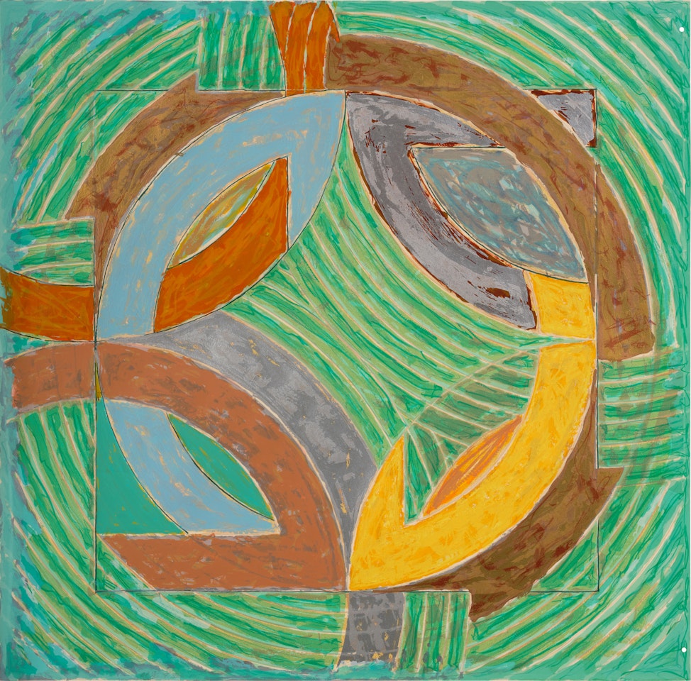 Polar Co-ordinates IV, from Polar Co-ordinates for Ronnie Peterson by Frank Stella