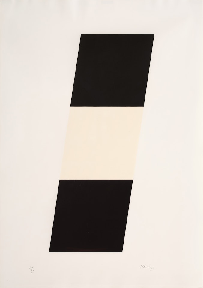 Black White Black by Ellsworth Kelly