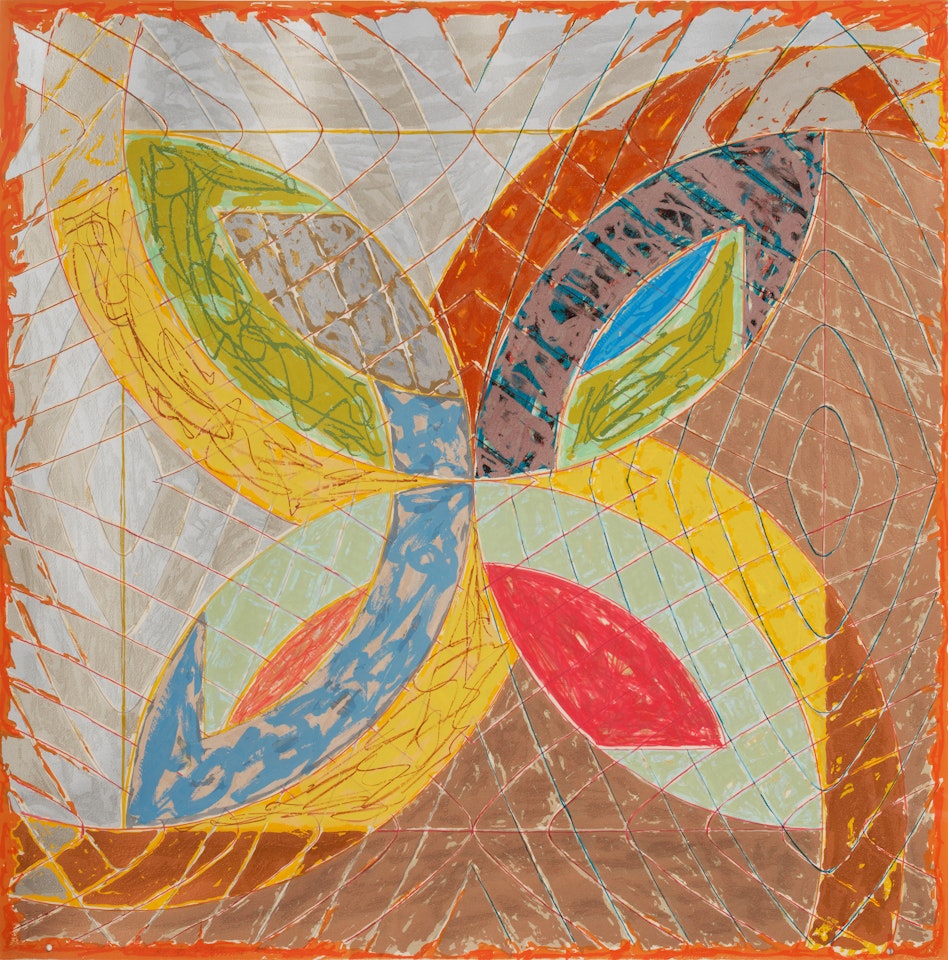 Polar Co-Ordinates III, from Polar Co-ordinates for Ronnie Peterson by Frank Stella