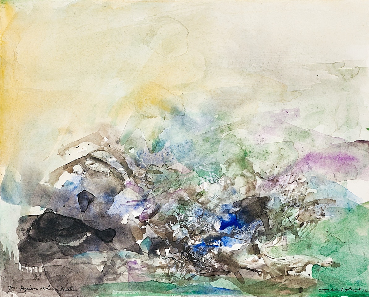 Composition  by Zao Wou-Ki