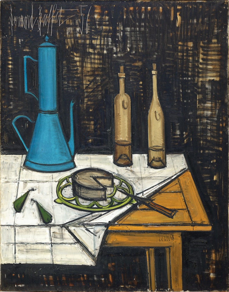 Nature morte à la cafetière bleue by Bernard Buffet