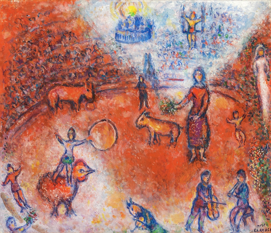 Scène de cirque by Marc Chagall